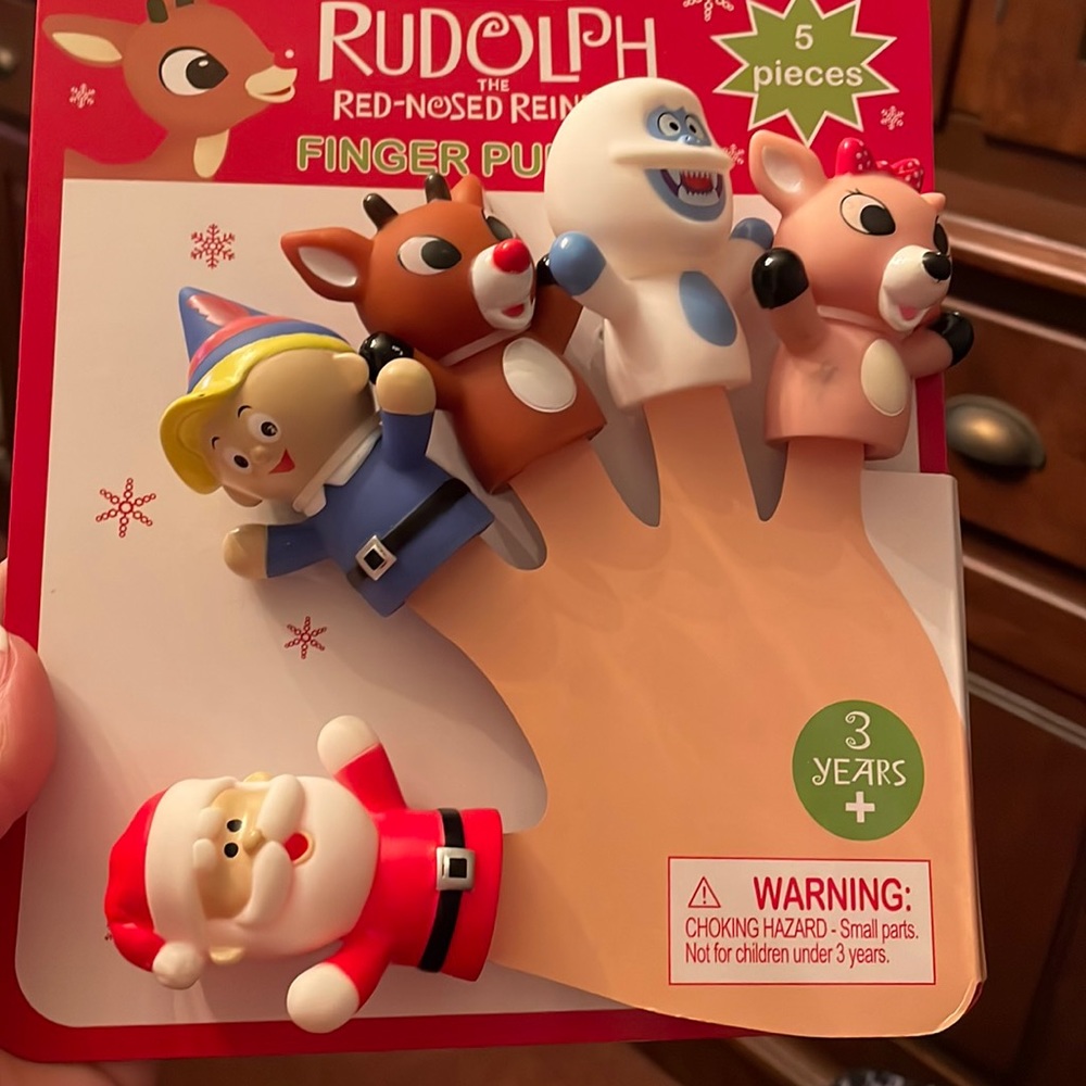 Brand new Rudolph Finger Puppets